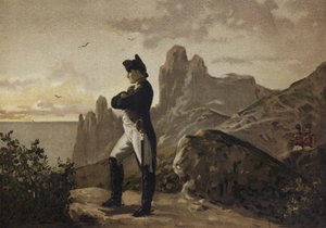 Napoleon im Exil auf St. Helena, 1815-1821 von Spanish School