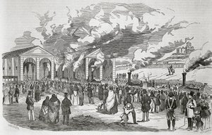 Eröffnung der Eisenbahnlinie Madrid-Aranjuez, 9. Februar