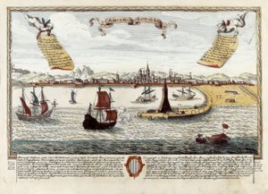 Hafen von Barcelona, spätes 18. Jahrhundert