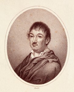 Porträt von Leandro Fernandez de Moratin (1760-1828), spanischer Schriftsteller. Gravur 19. Jahrhundert. Nationalbibliothek von Madrid. von Spanish School