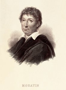 Porträt von Leandro Fernandez de Moratin (1760-1828), spanischer Schriftsteller. Gravur 19. Jahrhundert. Romantik-Museum von Madrid von Spanish School