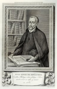 Porträt des spanischen Humanisten und Geistlichen Juan Gines de Sepulveda (1490-1573)