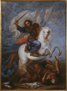 St. Jakobus der Ältere in der Schlacht von Clavijo