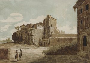 Der Tarpejische Felsen, Rom von Spanish School