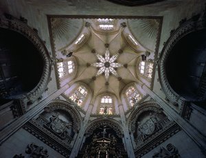 Die Decke der Capilla del Condestable, spätes 15. Jahrhundert von Spanish School
