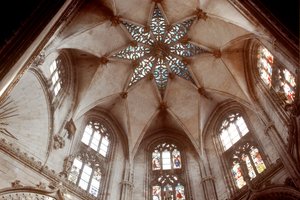 Die Decke der Capilla del Condestable, spätes 15. Jahrhundert von Spanish School