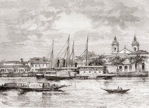 Der Hafen von Manaus, Bundesstaat Amazonas, Nordbrasilien
