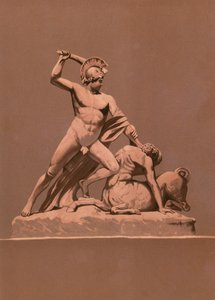 Theseus tötet den Minotaurus von Spanish School