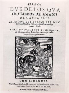 Titelseite von Amadis de Gaula, 1588