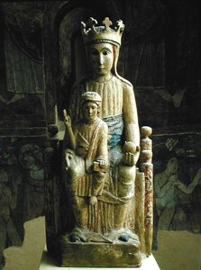 Jungfrau und Kind, Katalanische Schule, ca. 1200