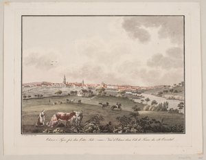 Odense auf Fünen, von der östlichen Seite von Søren L. Lange