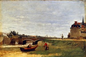 Landschaft mit Brücke, frühe 1870er Jahre