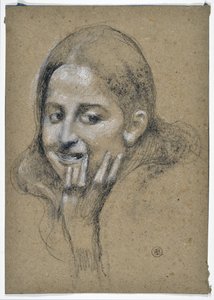 Studie eines lächelnden Mädchens von Stanislas Torrents y de Amat