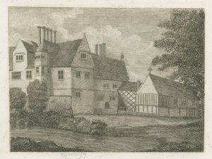 Brewood - Black Ladies Priory: Gravur, undatiert [?18. Jahrhundert]