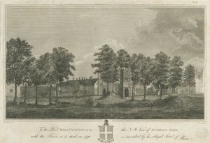 Rushall Castle/Hall: Gravur