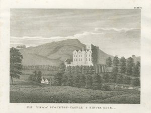 Stourton Castle und Kinver Edge: Gravur, undatiert [1799]