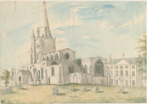 Uttoxeter Kirche (Alt) von Stebbing Shaw
