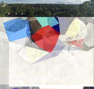 Geometrische Stadtlandschaft