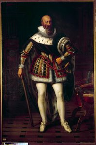 Ganzkörperporträt von Maximilian de Bethune, Marquis de Rosny, Herzog von Sully (1559-1641) von Stefan Juliusz Norblin de la Gourdaine