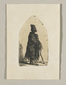 Hirte mit einem Stock von Stefan Juliusz Norblin de la Gourdaine