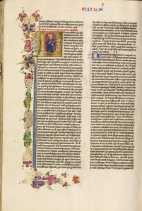 Initiale P: Heiliger Petrus von Stefan Lochner