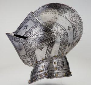 Helm der Rüstung für Feld und Tjost, von Graf Franz von Teuffenbach von Stefan Rormoser