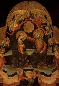Die Krönung der Jungfrau Maria von Stefano (fl.1353 81) Veneziano