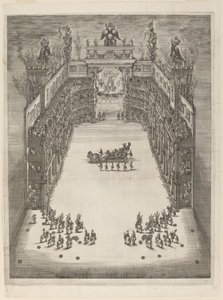 Luftaufnahme des Theaters, 1652
