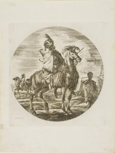 Schwarzer Reiter von Stefano della Bella