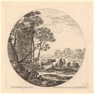 Bukolische Landschaft