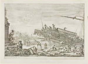 Änderung einer Galeere des Ordens von Saint Étienne von Stefano della Bella