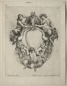 Sammlung verschiedener Kaprizen und neuer Designs von Kartuschen und Ornamenten: Nr. 11 von Stefano della Bella