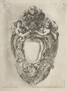 Sammlung verschiedener Capricen und neuer Entwürfe von Kartuschen und Ornamenten: Nr. 3 von Stefano della Bella