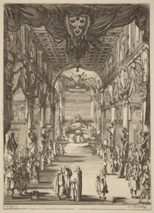 Begräbnis des Prinzen Francesco de Medici von Stefano della Bella