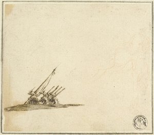Gruppe von Fußsoldaten von Stefano della Bella