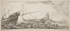 Hafenansicht von Stefano della Bella