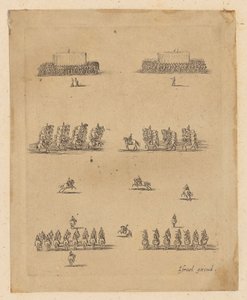 Infanterie- und Kavallerieeinheiten von Stefano della Bella