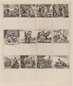 Mythologische Spielkarten, 1644 von Stefano della Bella