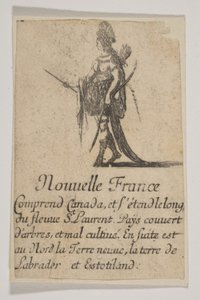 Nouvelle France, 1644 von Stefano della Bella