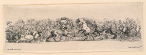 Ornamente von Friesen und Laubwerk von Stefano della Bella