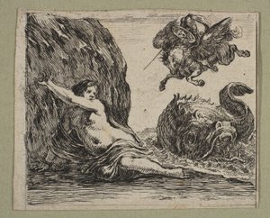 Perseus und Andromeda, 1644 von Stefano della Bella