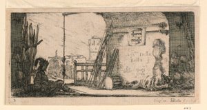 Tafel 2, aus "Desseins de Queleques Conduites de Troupes, Canons, et Ataques de Villes"