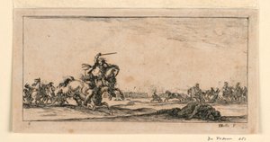 Tafel 6, aus "Desseins de Queleques Conduites de Troupes, Canons, et Ataques de Villes"