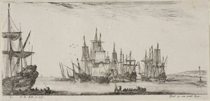Tafel Zwei aus Verschiedene Einschiffungen von Stefano della Bella