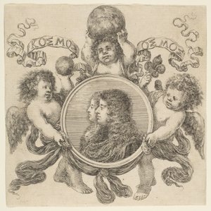 Porträt von Cosimo de Medici und Marguerite Louise d