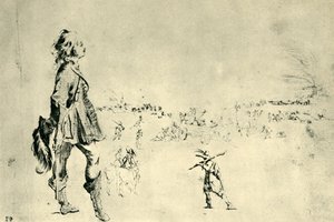 Stehende männliche Figur