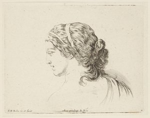 Studie (I principii del disegno, 11) von Stefano della Bella