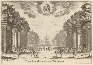 Terza Scena Giardino di Venere, 1637 von Stefano della Bella