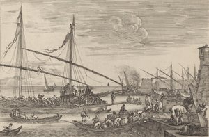 Die Befestigungen von Livorno, wahrscheinlich ca. 1654-1655