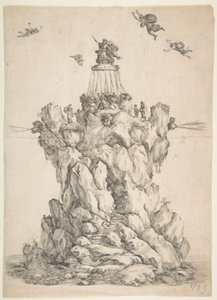 Der Felsen des Äolus, 1652 von Stefano della Bella